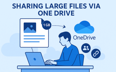 SHARING LARGE FILES via OneDrive