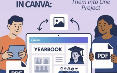 COLLABORATING ON A YEARBOOK IN CANVA
