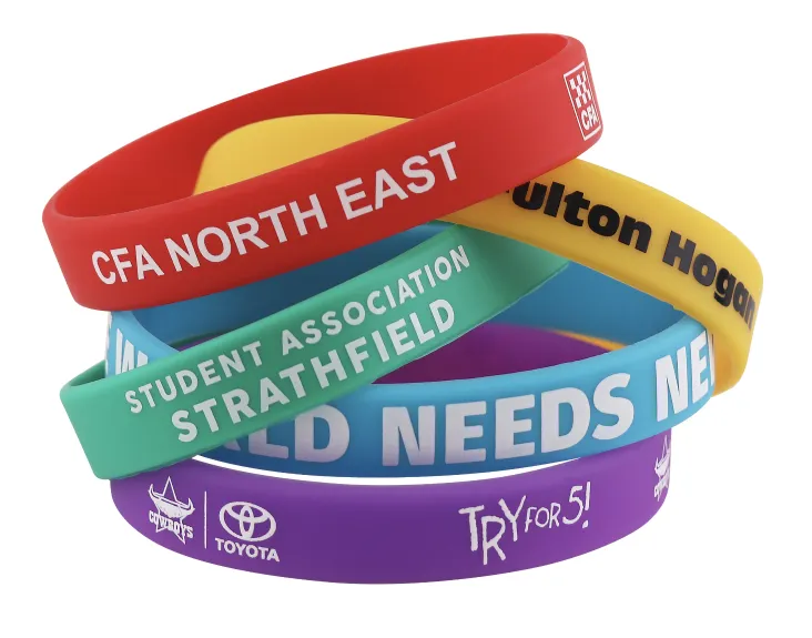 SILICONE WRIST BANDS