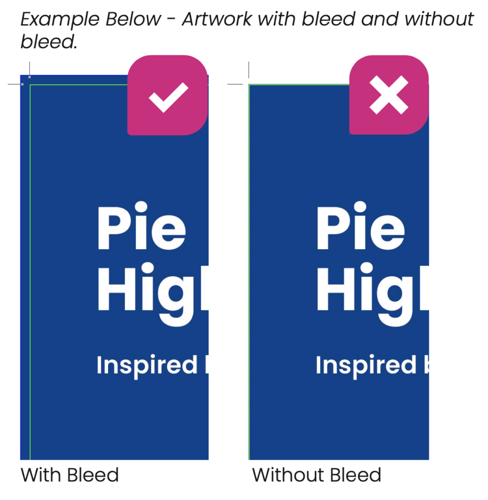 Bleed Trim Example UNDERSTANDING BLEED, TRIM AND CROP MARKS | Academic Media