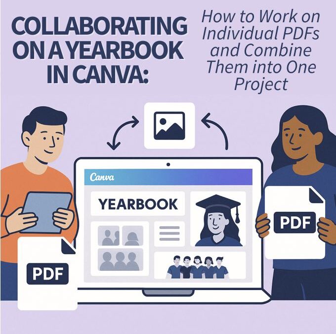 COLLABORATING ON A YEARBOOK IN CANVA