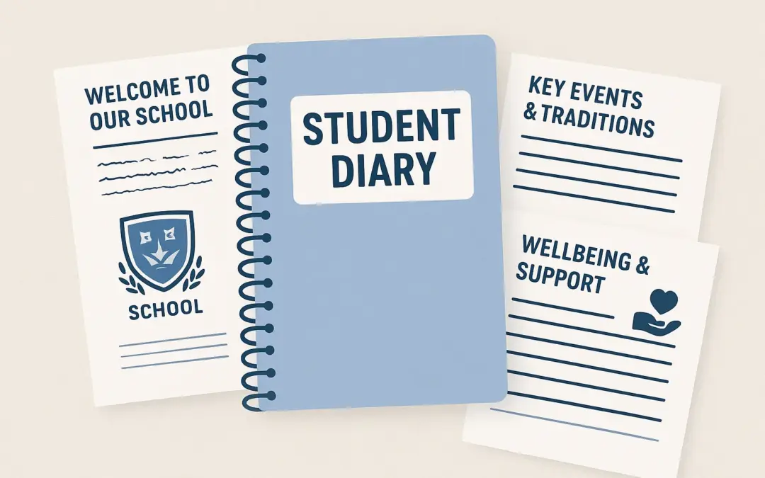 CUSTOM CONTENT IDEAS FOR YOUR SCHOOL DIARIES