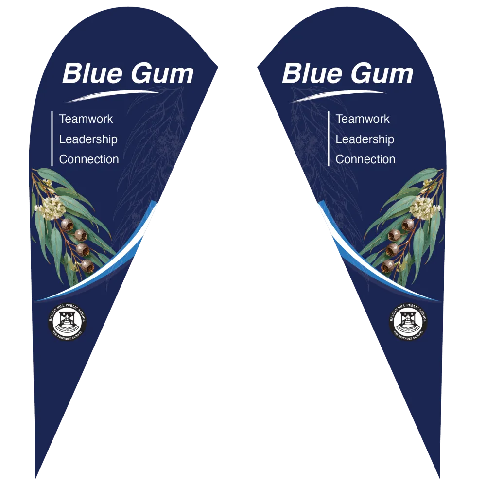 Tear Drop Banner Designed and Printed